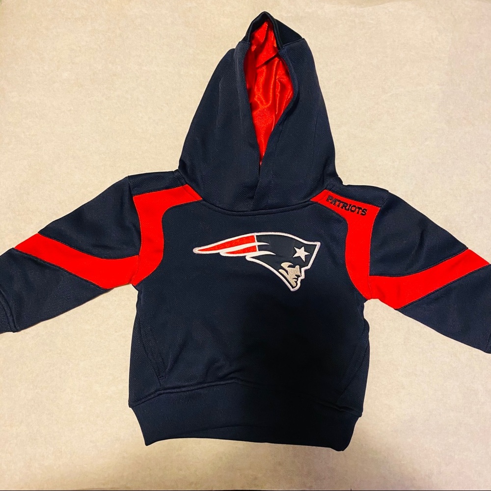 Patriots NFL Team Apparel 2T Polyester Hoodie